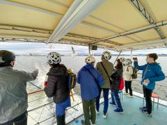 ジオツアー「船と自転車で霞ヶ浦を楽しもう！」が開催されました！(12/3)